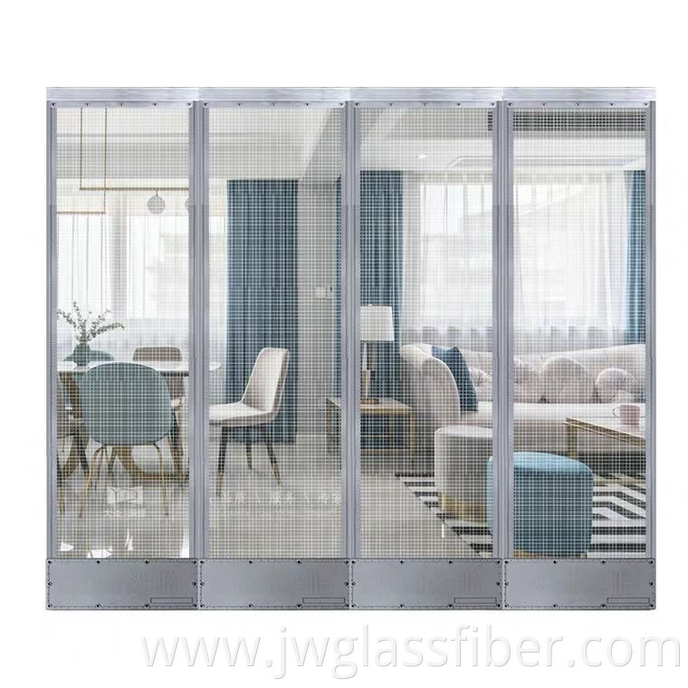 Polyester Mosquito Curtain Magnetic Door Screen Magnetic Suction Door Curtain